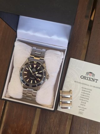 Reloj Orient Kamasu negro cristal zafiro