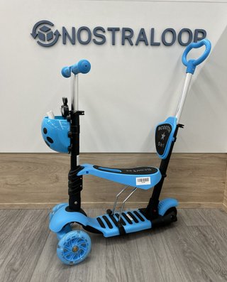Patinete infantil 5 en 1 azul