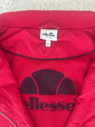 Ellesse Chaqueta Harrington roja tipo bomber XXL