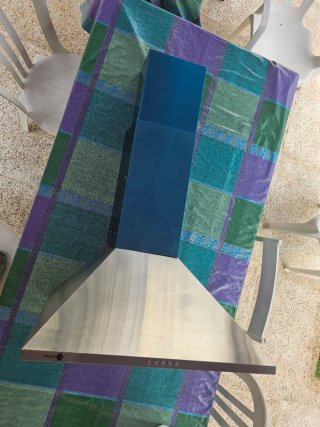 Campana extractora de aluminio