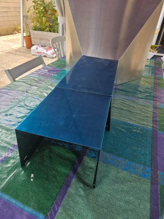 Campana extractora de aluminio
