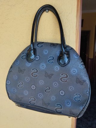 Bolso Desigual gris y multicolor