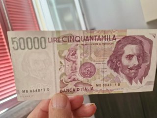 Banconota 50000 Lire Italia
