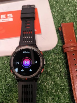 Smartwatch AIGIIS KE5 GPS + Bussola Marrone/Nero