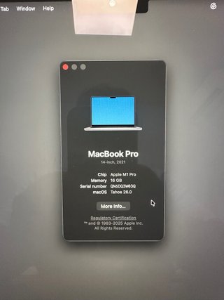 MacBook Pro M1 Pro Grigio Siderale