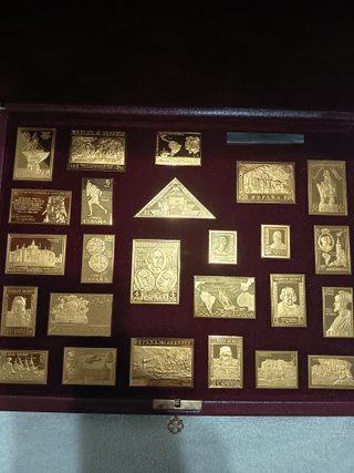 Colección Medallas Plata 925 baño oro V Centenario