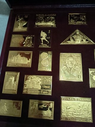 Colección Medallas Plata 925 baño oro V Centenario