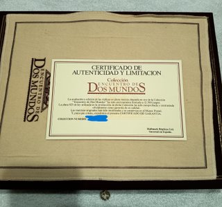 Colección Medallas Plata 925 baño oro V Centenario