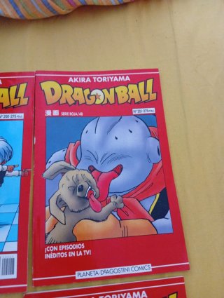 6 cómic dragón ball z serie roja