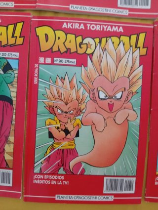 6 cómic dragón ball z serie roja
