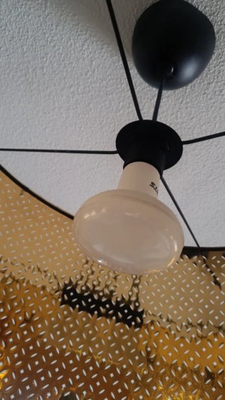 OFERTA Juego de Lámparas de techo IKEA gris y dora