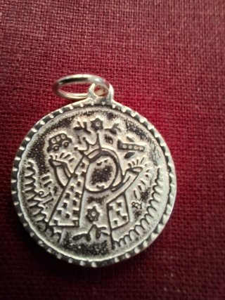 Medalla Protectora Viajes . Plata 925.Sin estrenar