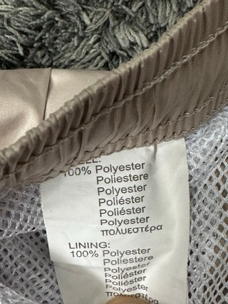Costume uomo beige metallizzato XXL