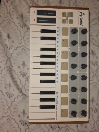 Controlador MIDI Arturia MiniLab (25 teclas) +Caja