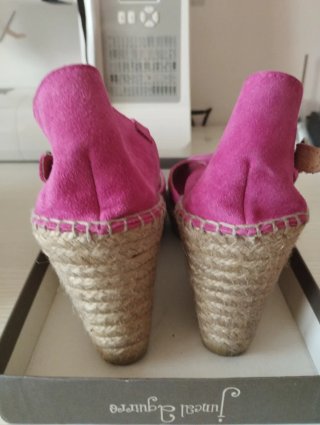 Sandalias planas Juncal Aguirre rosa 39