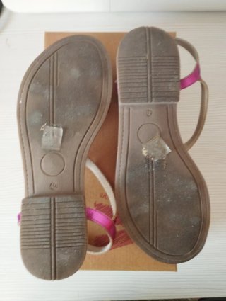 Sandalias planas Juncal Aguirre rosa 39