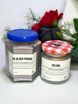 Velas artesanales The Black Parade y Helena [MCR]
