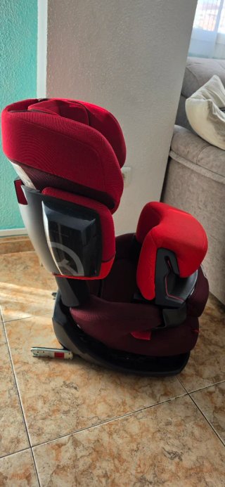 Silla Coche Cybex Roja Grupo 1,2,3