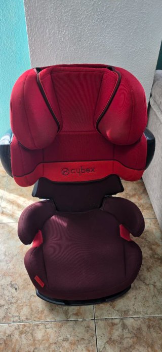 Silla Coche Cybex Roja Grupo 1,2,3