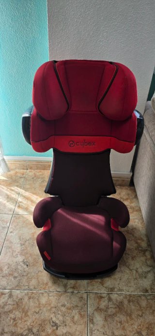 Silla Coche Cybex Roja Grupo 1,2,3