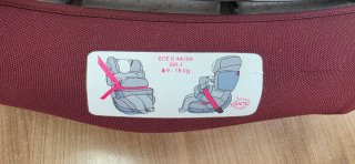 Silla Coche Cybex Roja Grupo 1,2,3