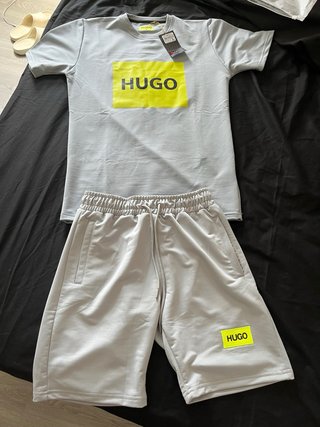 Conjunto Hugo Boss Gris Nuevo
