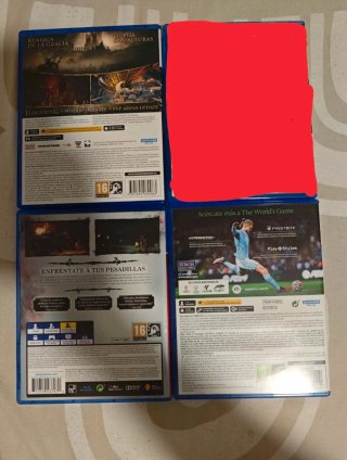 Pack PS5/PS4 Elden Ring, FC 24, Bloodborne
