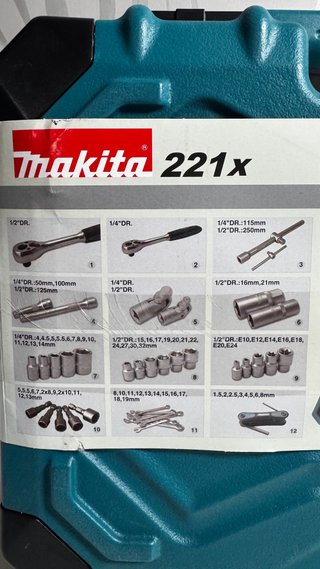 Maletín Herramientas 221 Piezas