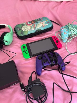 Nintendo Switch con accesorios