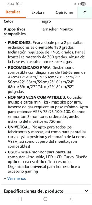 Supporto Doppio Monitor