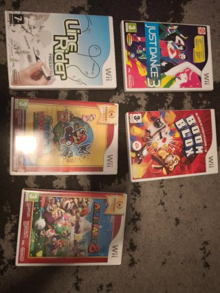 Pack 5 Juegos Wii: Line Rider, Just Dance 3, Boom