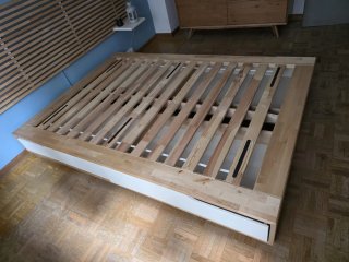 Cama Ikea 1.40 con Somier y Cajones