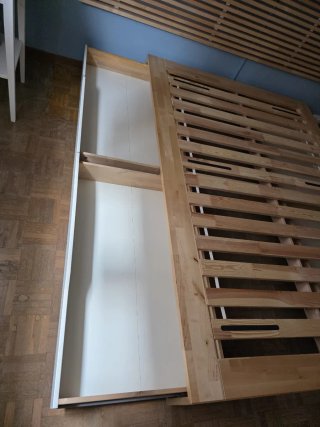 Cama Ikea 1.40 con Somier y Cajones