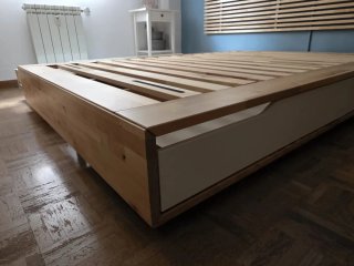 Cama Ikea 1.40 con Somier y Cajones