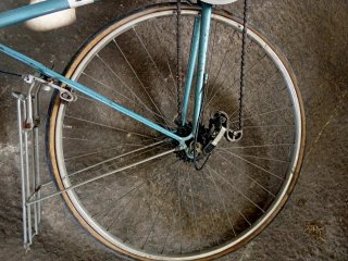 Bicicleta Antigua Azul