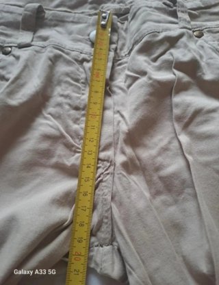 Pantaloni Pinocchietto Donna Beige Taglia L
