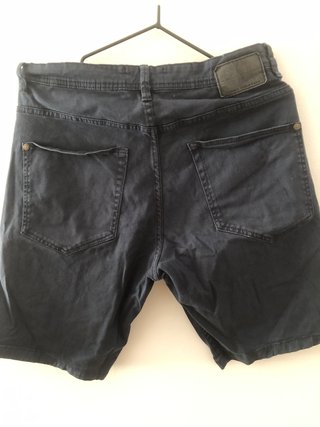 Chino corto hombre azul gris Talla M