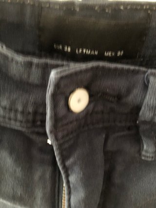 Chino corto hombre azul gris Talla M