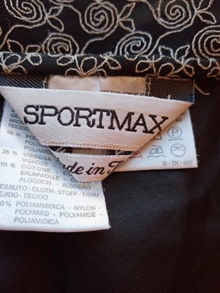 Gonna a matita Sportmax nera tg 40