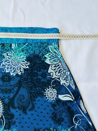 Desigual Boho Floral Midi Skirt M Viscose