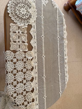 Lote de 55 piezas de crochet