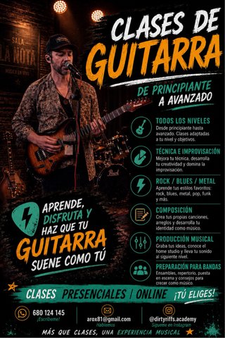 Clases de guitarra eléctrica