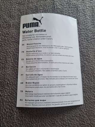 borraccia Puma TR Bottle Sportstyle da 1,0 lt *NEW