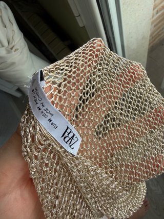 Vestido Zara Champán Talla Única