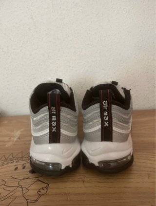 Nike Air Max 97 Plata Roja