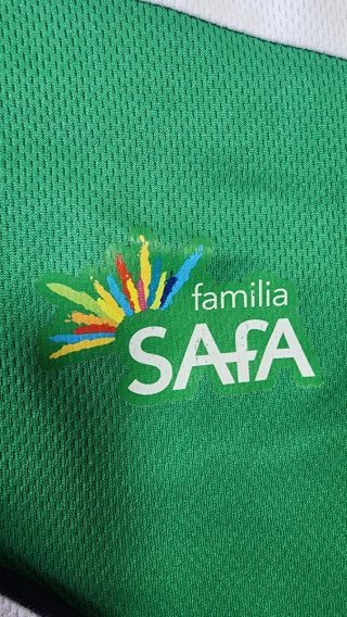 Camiseta manga larga blanca y verde SAFA GAVÀ