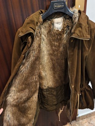 Chaqueta invierno Trafaluc marrón