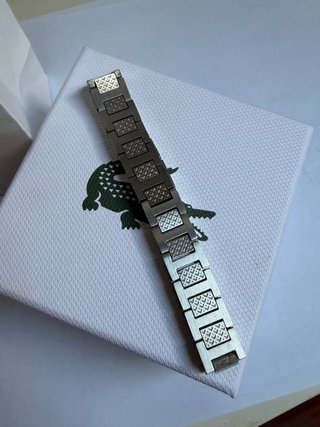 Pulsera Lacoste Plata