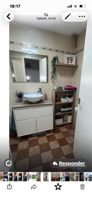 Espejo de baño con aplique LED