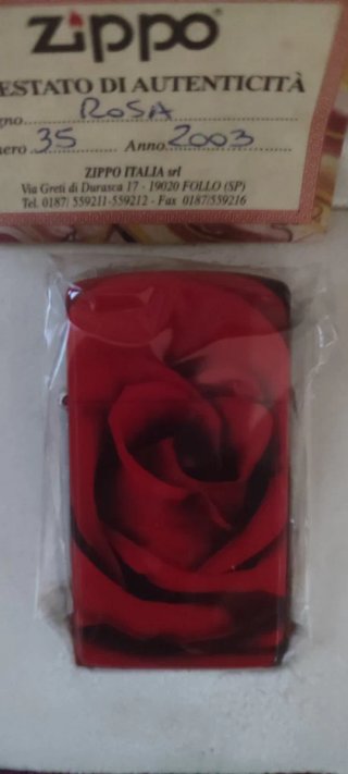 Zippo Rosa Slim n.35 - 2003